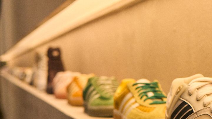 Adidas museum in Puerto Rico of Bad Bunny sneakers