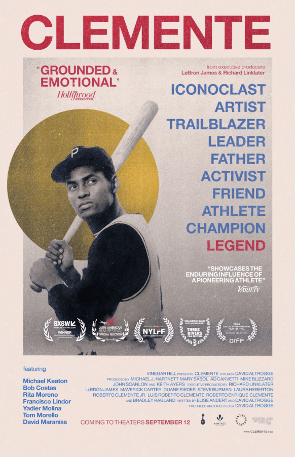 Roberto Clemente documentary cover