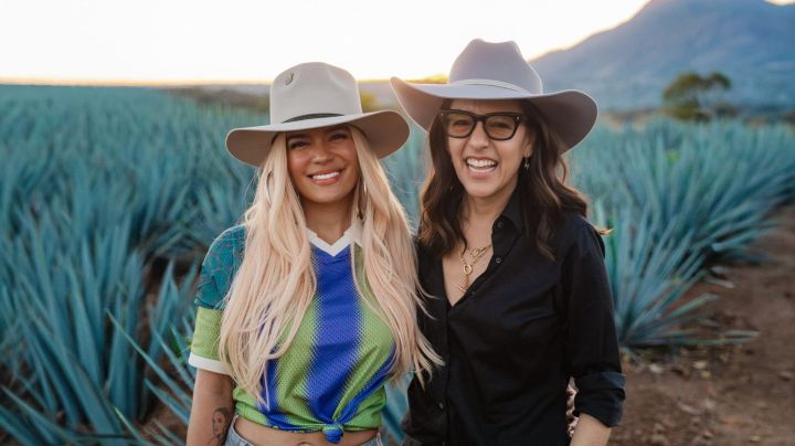 Karol G and Bertha González Nieves
