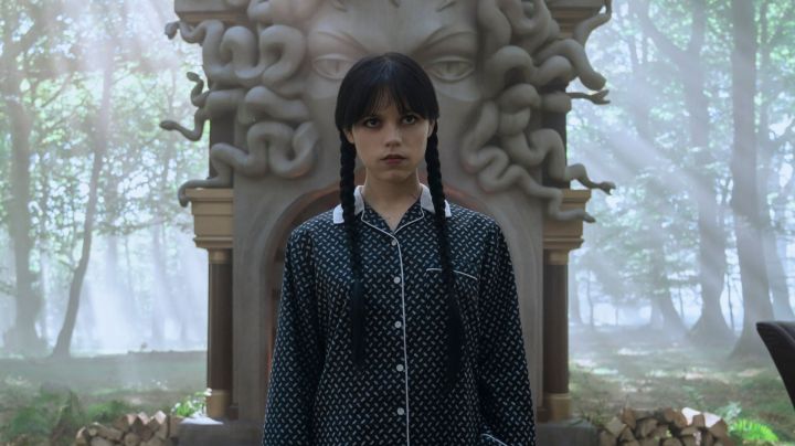 Wednesday. Jenna Ortega as Wednesday Addams in episode 205 of Wednesday. Cr. Bernard Walsh/Netflix © 2025