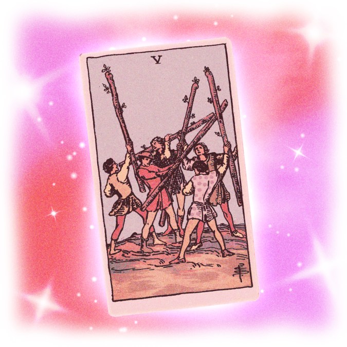 five of wands