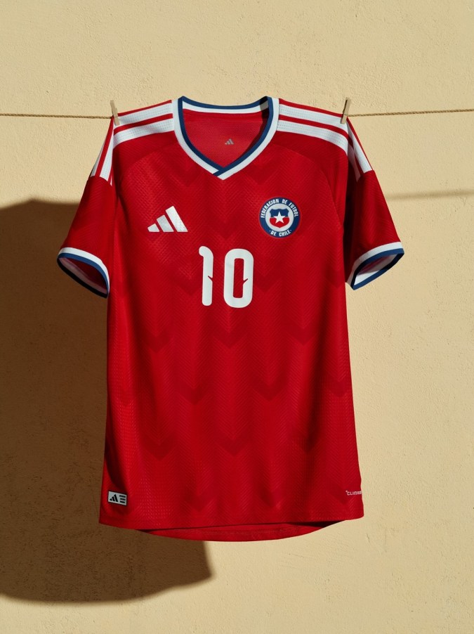 Chile adidas home kit for 2026 FIFA World Cup