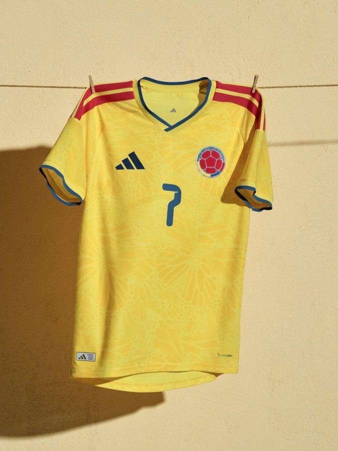 Colombia adidas home kit for 2026 FIFA World Cup
