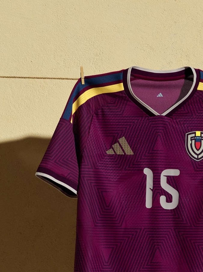 Venezuela adidas home kit for 2026 FIFA World Cup