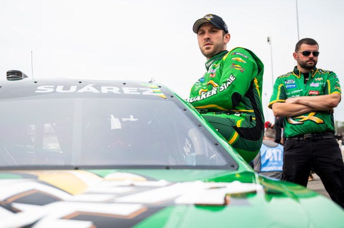 #99: Daniel Suarez, Trackhouse Racing, Quaker State Chevrolet Camaro