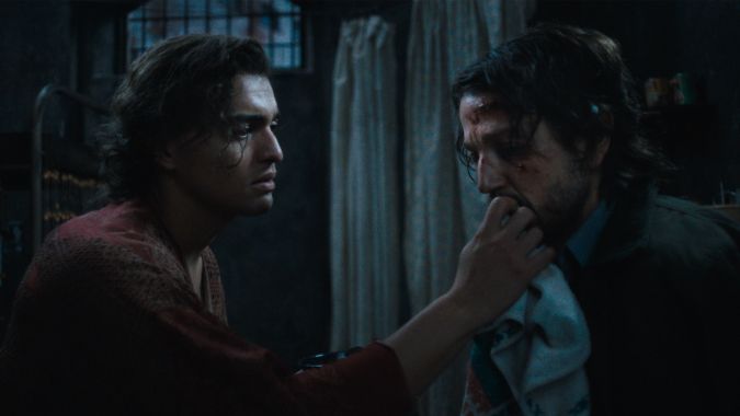 Tonatiuh and Diego Luna in Kiss Of The Spider Woman Courtesy of Roadside Attractions