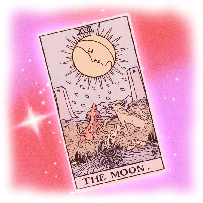 the moon tarot card