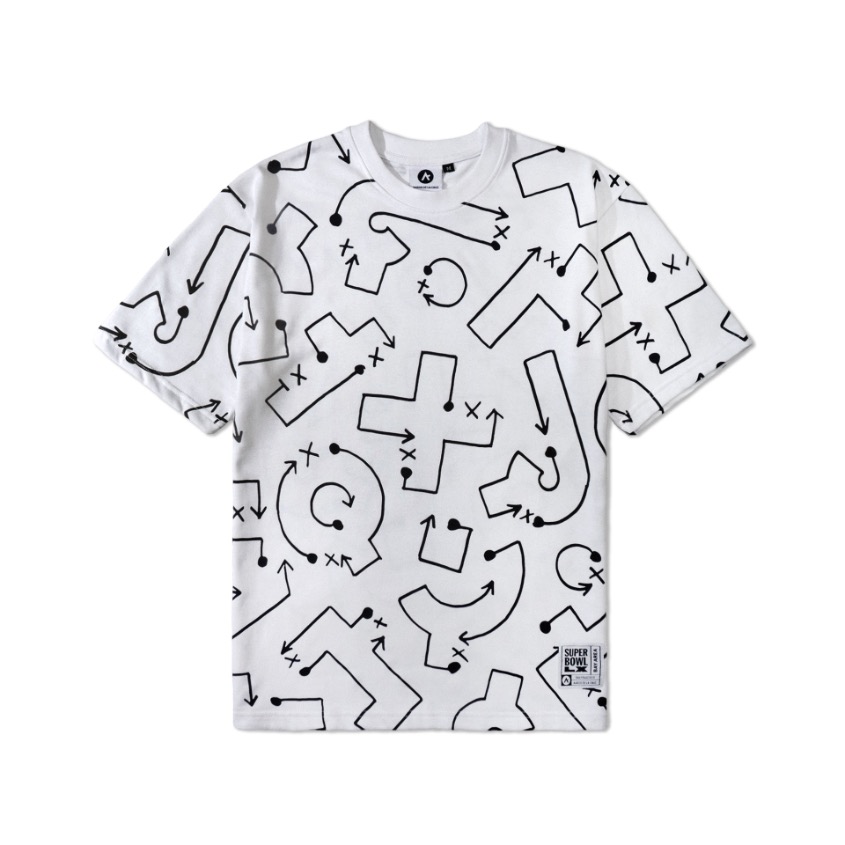 Aaron De La Cruz white shirt