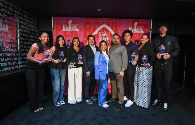 Latino Youth Honors Celebration Luncheon on Friday, Feb. 6, 2026, in San Francisco. (Peter Barerras/AP Content Services for the NFL)
