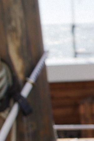 One Piece. (L to R) Taz Skylar as Sanji, Mackenyu as Roronoa Zoro, Iñaki Godoy as Monkey D. Luffy, Jacob Romero as Usopp, Emily Rudd as Nami in season 2 of One Piece. Cr. Courtesy Of Netflix © 2026