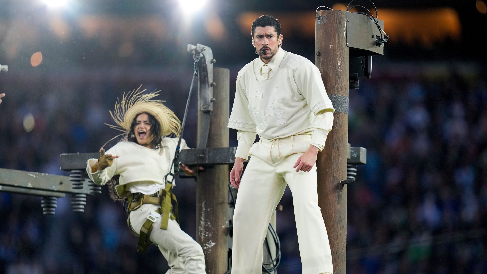 Bas Santa This Puerto Rican Stunt Woman Joined Bad Bunny’s Super Bowl Halftime ...
