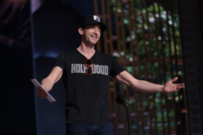 Adrien Brody at the 2026 Oscars Rehearsals