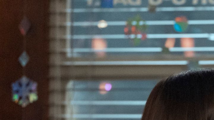 Hannah (Ella Bright) and Garrett (Belmont Cameli) in OFF CAMPUS Photo: Liane Hentscher/ Prime © AMAZON CONTENT SERVICES LLC