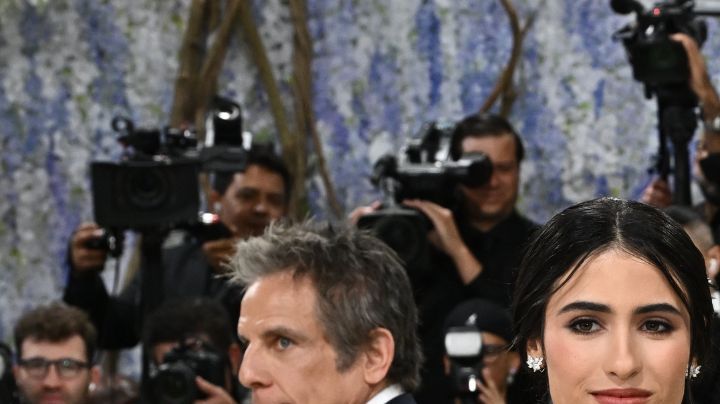 Title: 2026 MET Museum Costume Institute Benefit Gala Image ID: 26125008011118 Article: Ana Amelia Batlle Cabral, left, and Marcello Hernández arrive at The Metropolitan Museum of Art's Costume Institute benefit gala celebrating the opening of the "Costume Art" exhibition on Monday, May 4, 2026, in New York. (Photo by Evan Agostini/Invision/AP)