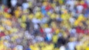Brazil's Vinicius Junior (7) challenges for the ball with Morocco's Achraf Hakimi (2) during the World Cup Group C soccer match between Brazil and Morocco in East Rutherford, N.J., near New York, Saturday, June 13, 2026. (AP Photo/Yuki Iwanmura)
