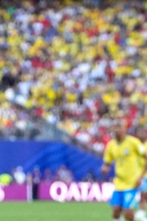 Brazil's Vinicius Junior (7) challenges for the ball with Morocco's Achraf Hakimi (2) during the World Cup Group C soccer match between Brazil and Morocco in East Rutherford, N.J., near New York, Saturday, June 13, 2026. (AP Photo/Yuki Iwanmura)