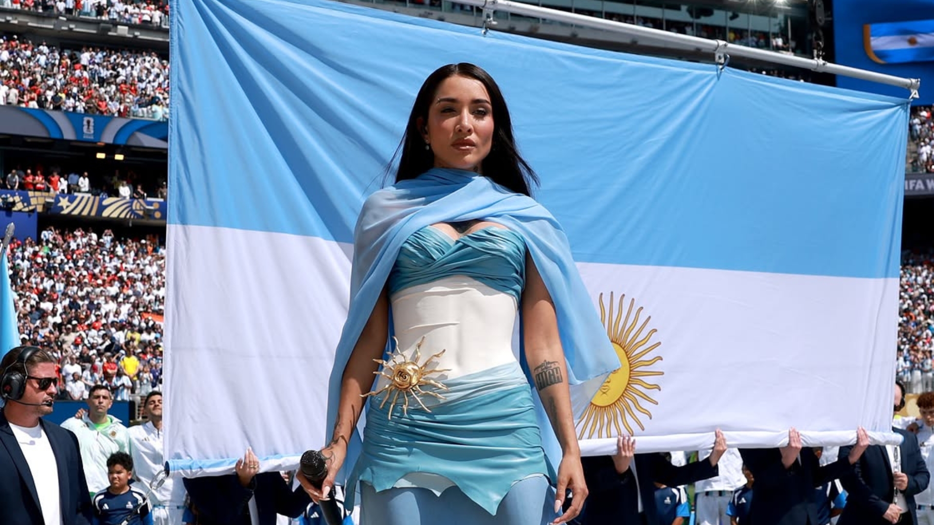 remezcla.com - Sandra Lopez - This Latino Brand Designed Maria Becerra's Argentina-Inspired Dress