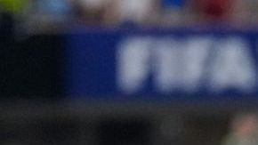 Title: APTOPIX Argentina England WCup Soccer Image ID: 26196771757101 Article: Argentina's Giovani Lo Celso holds a banner with the words "The Malvinas are Argentine", referring to the Falkland Islands, while teammate Argentina's Nicolas Otamendi gestures to him, at the end of the World Cup semifinal soccer match between England and Argentina in Atlanta, Wednesday, July 15, 2026. (AP Photo/Rebecca Blackwell)