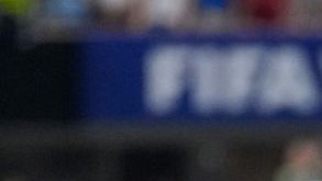 Title: APTOPIX Argentina England WCup Soccer Image ID: 26196771757101 Article: Argentina's Giovani Lo Celso holds a banner with the words "The Malvinas are Argentine", referring to the Falkland Islands, while teammate Argentina's Nicolas Otamendi gestures to him, at the end of the World Cup semifinal soccer match between England and Argentina in Atlanta, Wednesday, July 15, 2026. (AP Photo/Rebecca Blackwell)