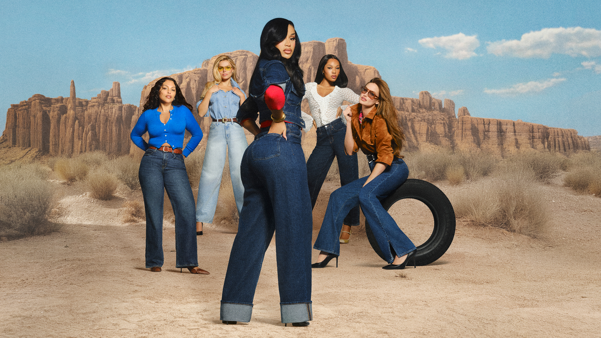 Cardi B & Paloma Elsesser Star in Old Navy’s Fall Denim Campaign
